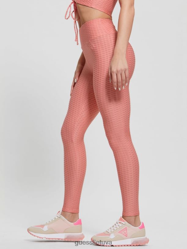 moterys GUESS 6NLN2083 drabužiai aukšta rožinė eco delma aktyvūs antblauzdžiai