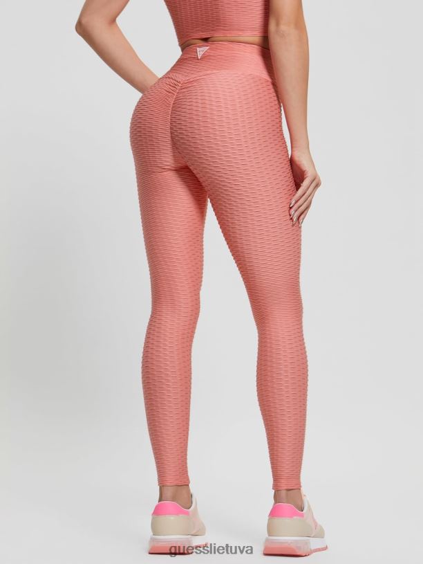 moterys GUESS 6NLN2083 drabužiai aukšta rožinė eco delma aktyvūs antblauzdžiai