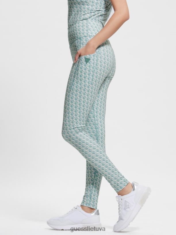 moterys GUESS 6NLN2299 drabužiai mažas gj naftos logomania antblauzdžiai