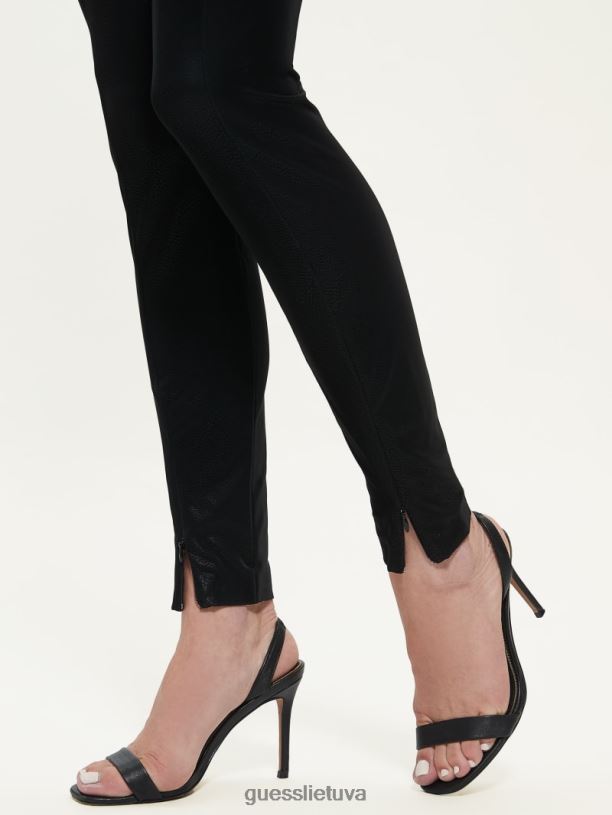 moterys GUESS 6NLN2317 drabužiai juodas multi katt korsetiniai antblauzdžiai