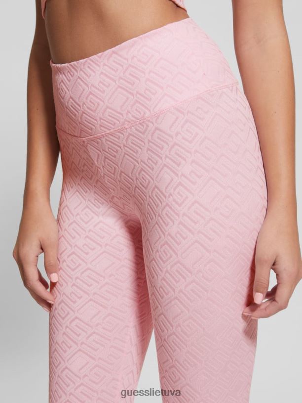 moterys GUESS 6NLN2352 drabužiai g-reljefinis išplautas kaištis dana logotipo antblauzdžiai