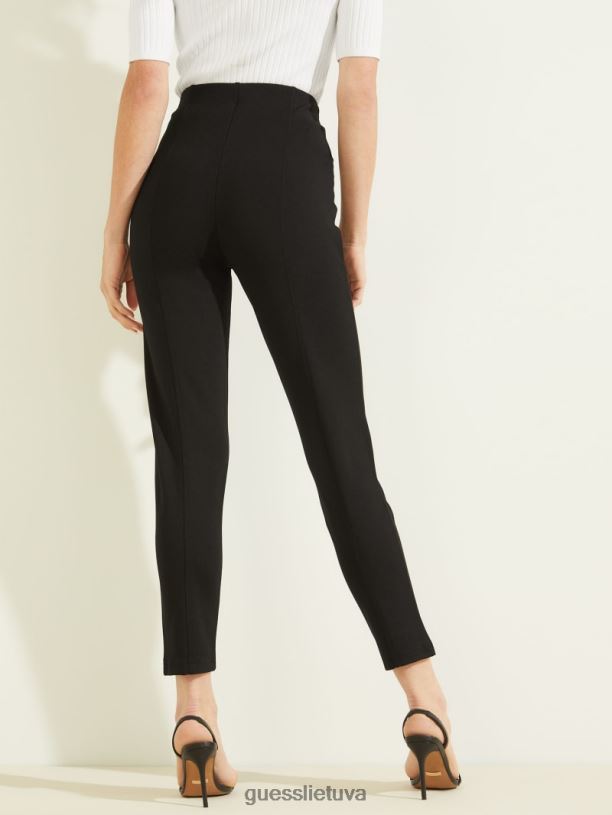 moterys GUESS 6NLN2376 drabužiai juodas eco gisele antblauzdžiai