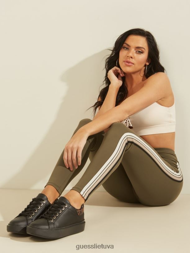 moterys GUESS 6NLN2523 drabužiai žalia valgykla bretanės antblauzdžiai