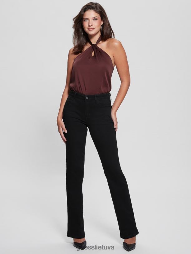 moterys GUESS 6NLN1463 drabužiai mistinis vynas ekologinis viržių apynasris bodis