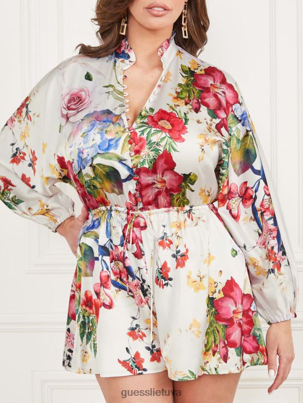 moterys GUESS 6NLN382 drabužiai šlovingas sodas ir kt vivienne margintas šliaužtinukas