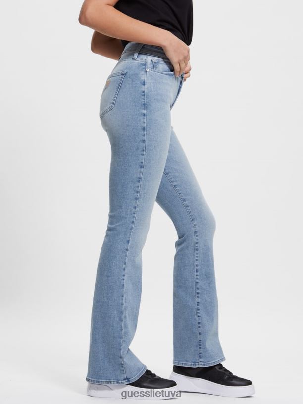 moterys GUESS 6NLN115 drabužiai fletcher seksualūs platėjantys džinsai