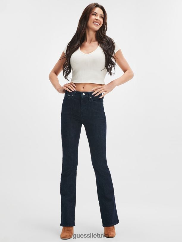 moterys GUESS 6NLN128 drabužiai neela mėlyna eko seksualūs platėjantys džinsai