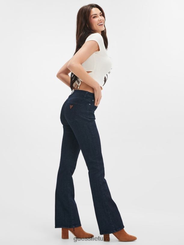 moterys GUESS 6NLN128 drabužiai neela mėlyna eko seksualūs platėjantys džinsai