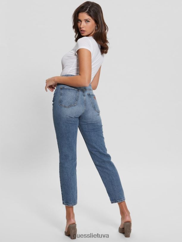 moterys GUESS 6NLN142 drabužiai vamzdiniai sapnai mamos džinsai