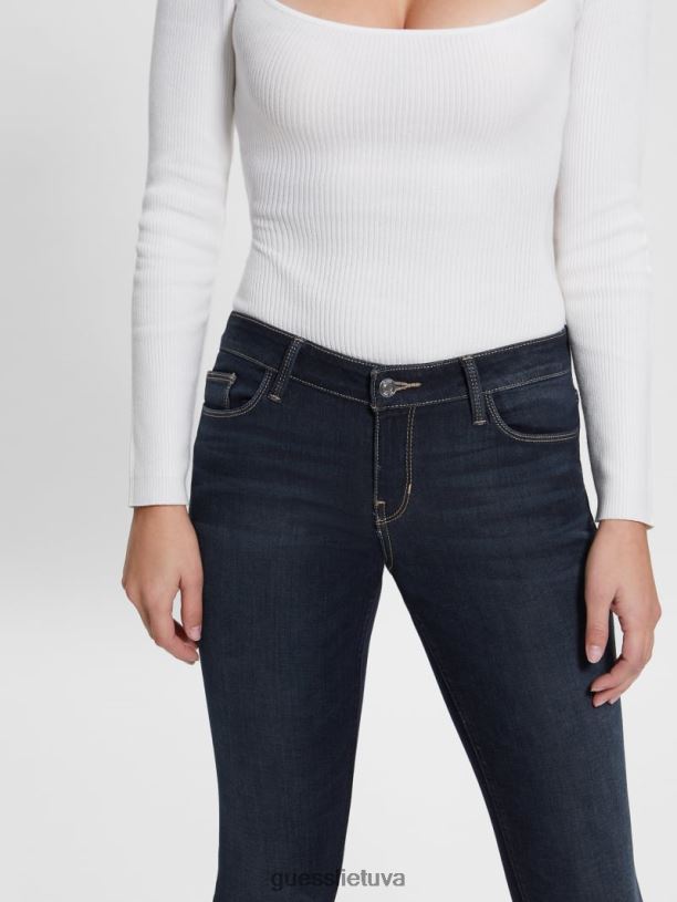 moterys GUESS 6NLN189 drabužiai kent plovimas mažo aukščio siauri džinsai
