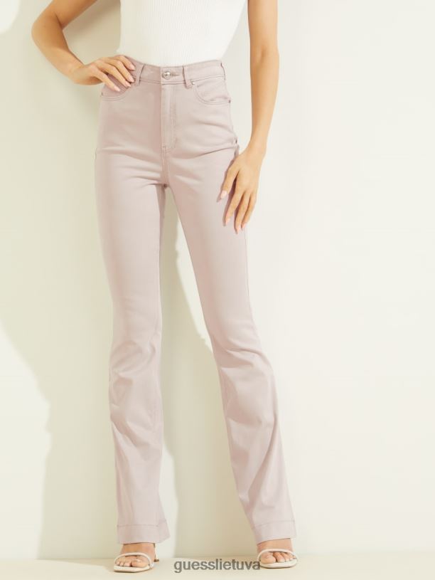 moterys GUESS 6NLN208 drabužiai dienos dulkės satino pop 70-ųjų platėjantys džinsai