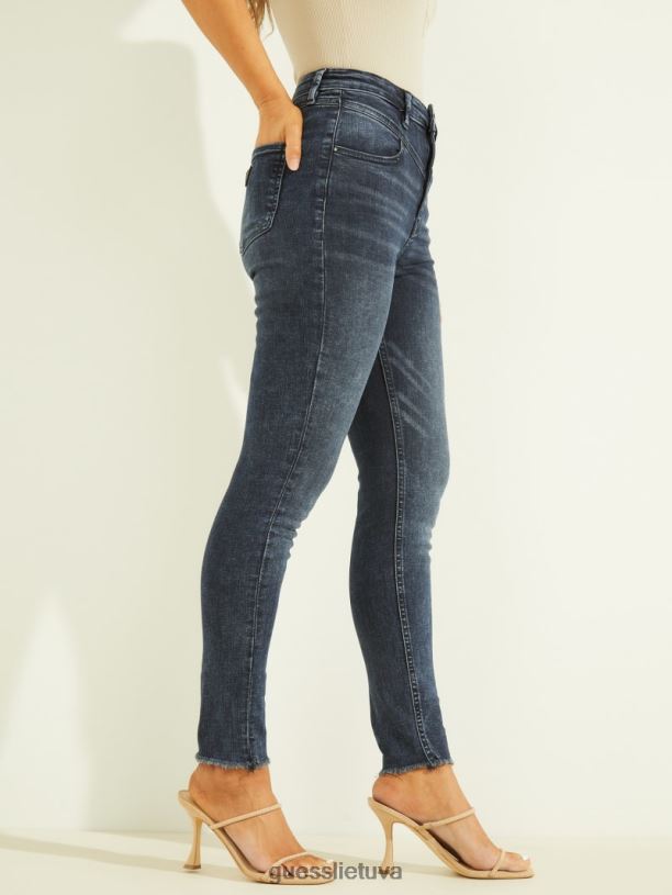 moterys GUESS 6NLN238 drabužiai bugis ekologiniai itin aukšti siauri džinsai