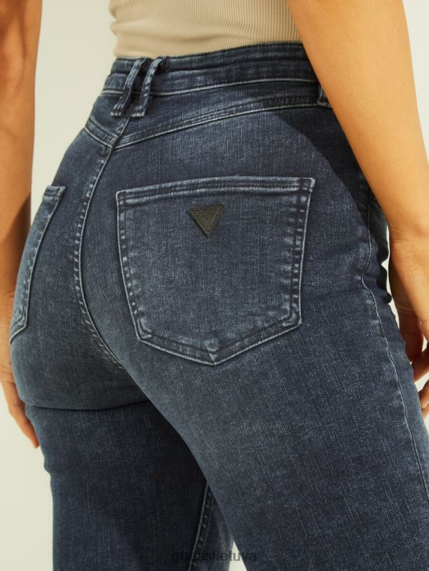 moterys GUESS 6NLN238 drabužiai bugis ekologiniai itin aukšti siauri džinsai