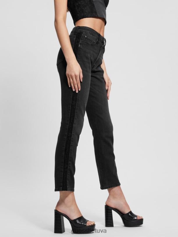 moterys GUESS 6NLN90 drabužiai autentiški nėriniai Ekologiški mergaitiški nėriniuoti džinsai