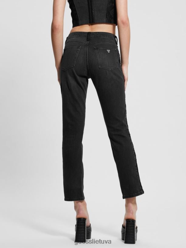 moterys GUESS 6NLN90 drabužiai autentiški nėriniai Ekologiški mergaitiški nėriniuoti džinsai