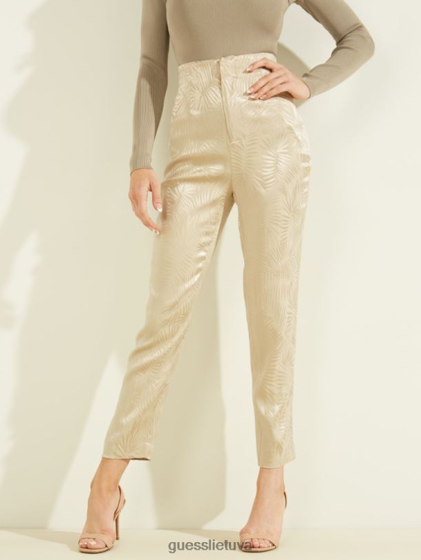 moterys GUESS 6NLN2315 drabužiai cemento veridiana kelnes