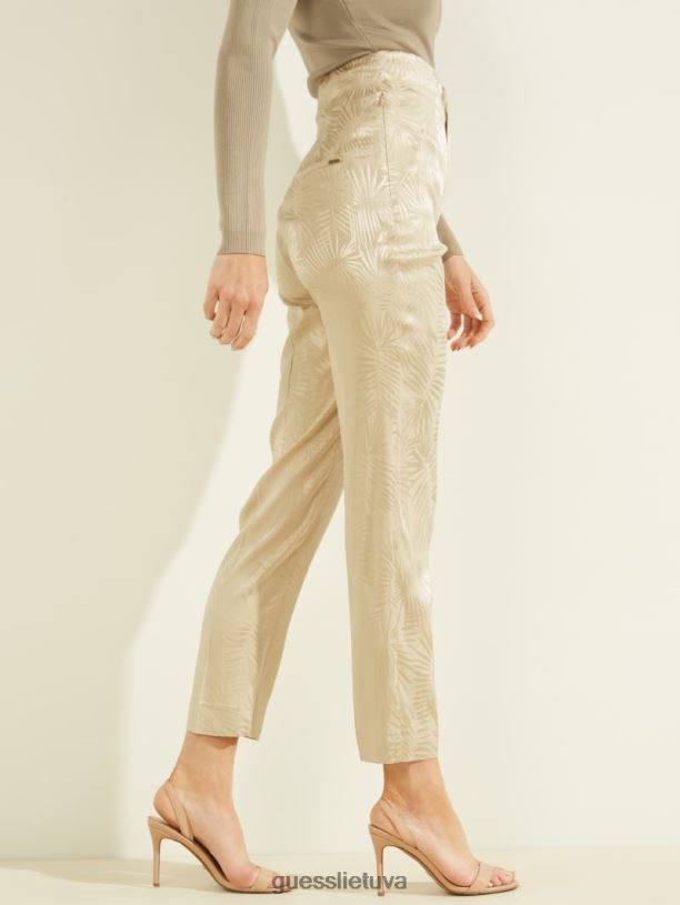 moterys GUESS 6NLN2315 drabužiai cemento veridiana kelnes