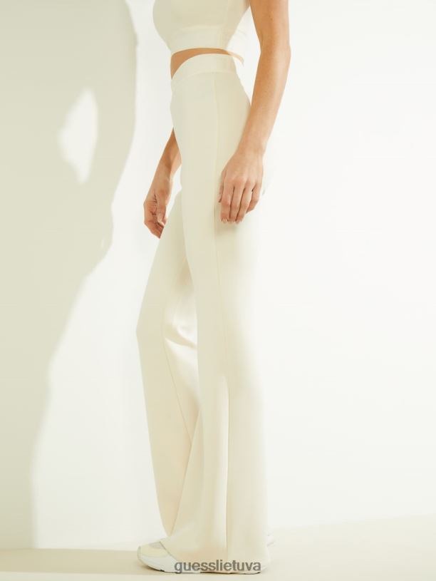 moterys GUESS 6NLN2346 drabužiai vandenyno druska eko-coreen platėjančios kelnės