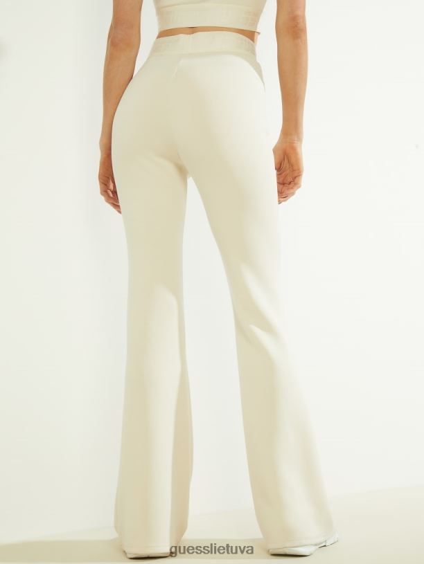 moterys GUESS 6NLN2346 drabužiai vandenyno druska eko-coreen platėjančios kelnės