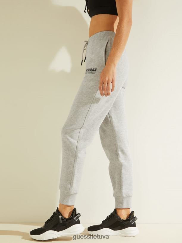 moterys GUESS 6NLN2471 drabužiai esminis melanžas eco alisha logotipo bėgikai