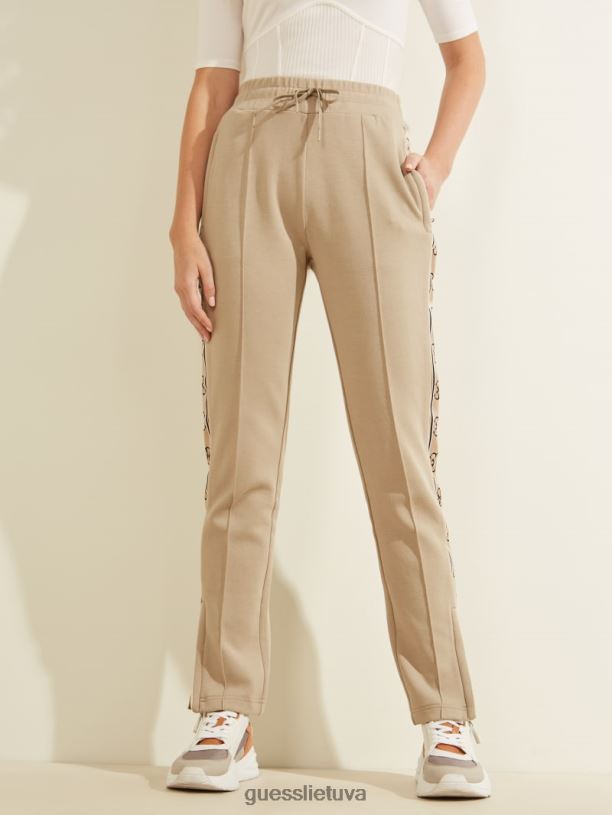 moterys GUESS 6NLN2506 drabužiai poveikio pilka eko britney naujos aktyvios kelnes