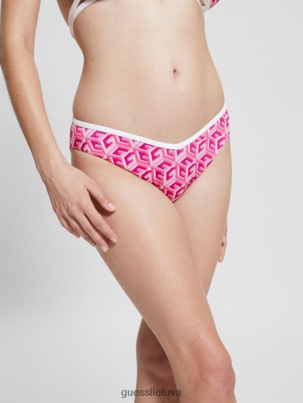 moterys GUESS 6NLN2558 drabužiai g kubo širdies skausmas g-cube sportiškas prašmatnus bikinio apatinis trikotažas