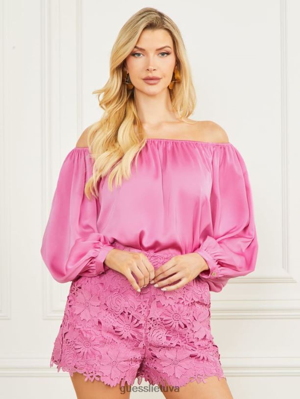 moterys GUESS 6NLN1044 drabužiai Roker Rouge Candice ant pečių