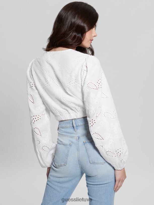 moterys GUESS 6NLN988 drabužiai visiškai baltas stella akutės viršus