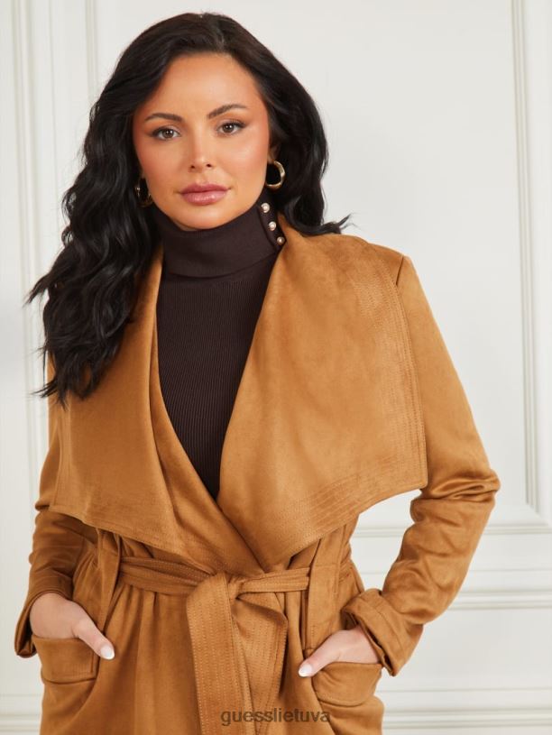 moterys GUESS 6NLN1950 drabužiai blondinė ambicija multi Hudsono priedanga