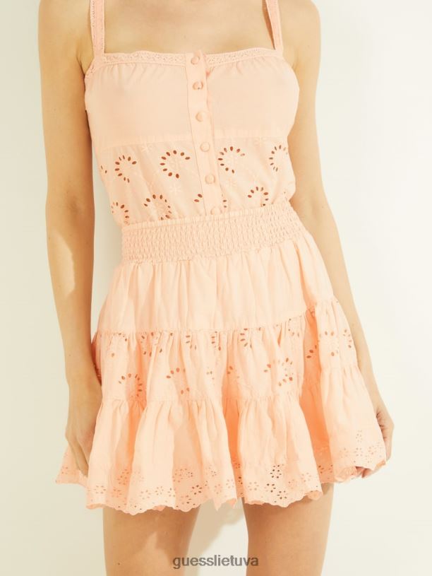 moterys GUESS 6NLN2341 drabužiai Peach Touch multi hesper sijonas