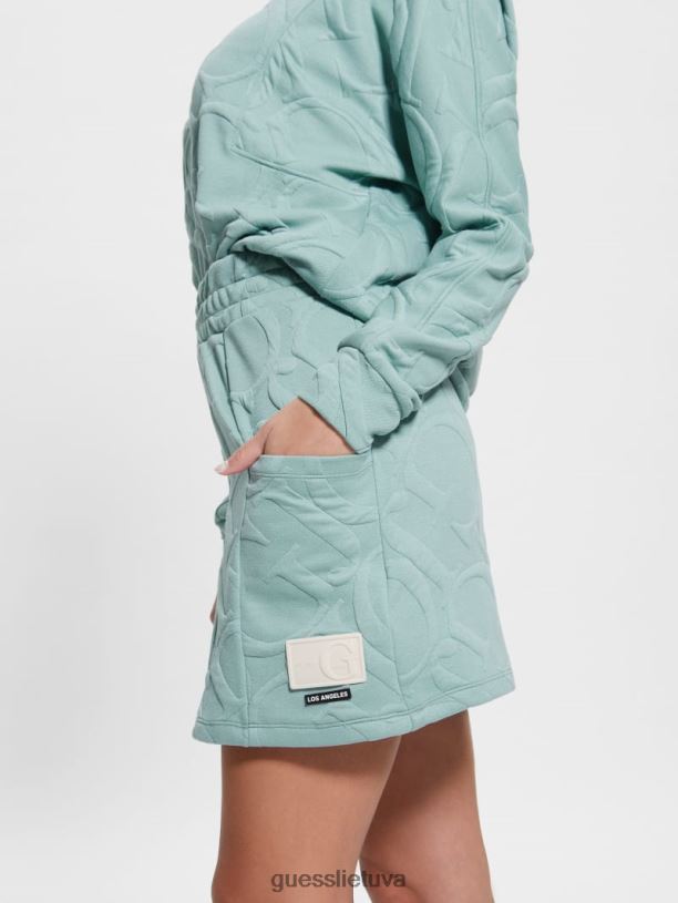 moterys GUESS 6NLN2408 drabužiai makro jg petroleum tonal adelaidės sijonas