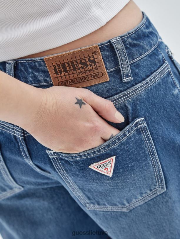 moterys GUESS 6NLN166 drabužiai eiti vidutinio tamer skalbimo Originalus komplektas vaikinų šortai