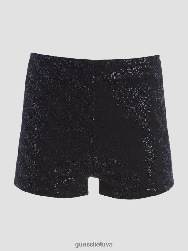 moterys GUESS 6NLN2060 drabužiai nešti žvilgsnį itin išlenkti kalnų krištolo šortai