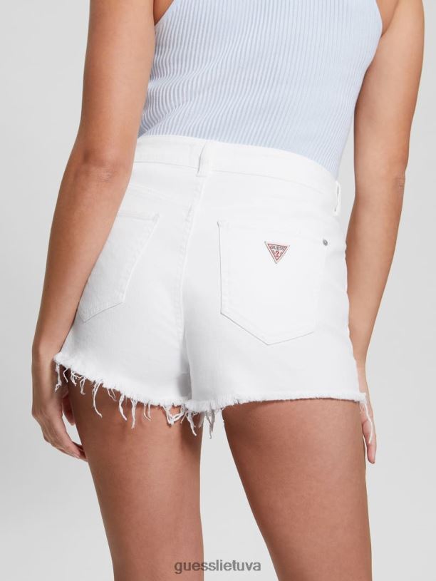 moterys GUESS 6NLN76 drabužiai visiškai baltas mamos šortai