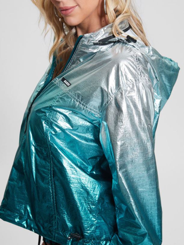 moterys GUESS 6NLN1830 drabužiai okeanija cheryl vėjo megztukas