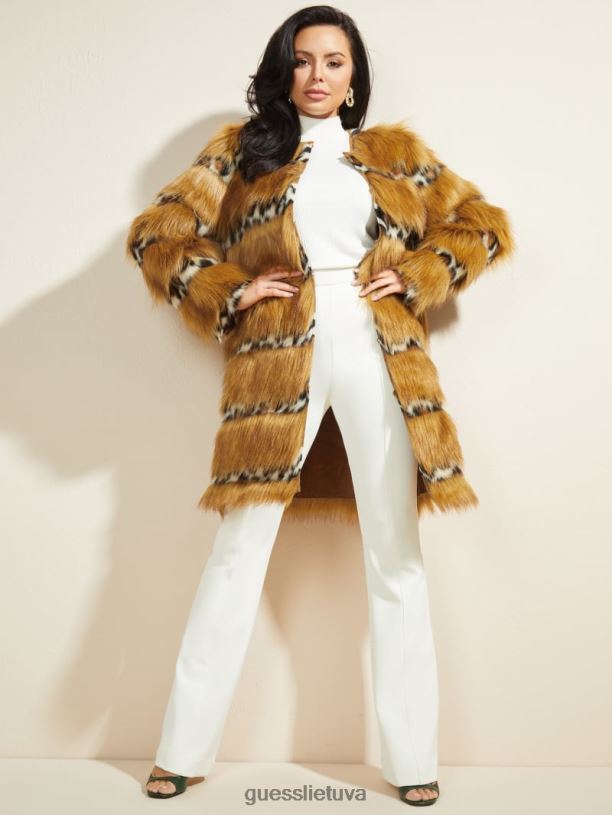 moterys GUESS 6NLN1898 drabužiai blizga macu pastovus paltas