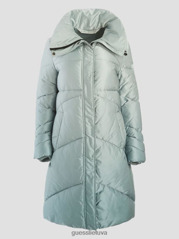 moterys GUESS 6NLN1961 drabužiai dulkėta žalsvai degraduoti ekologinė ophelie striukė