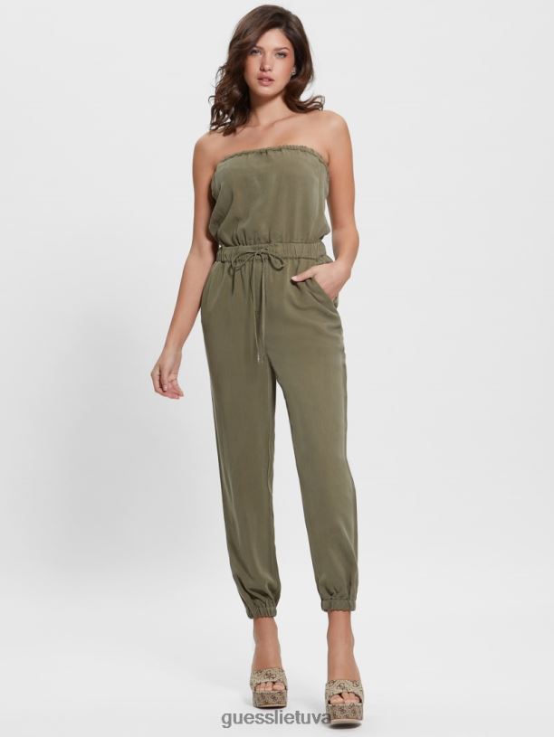 moterys GUESS 6NLN348 drabužiai armijos alyvuogių multi nefrito kombinezonas