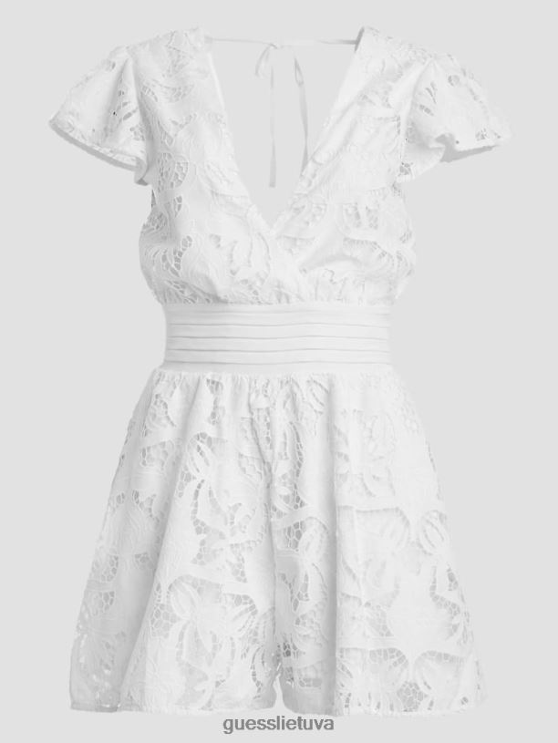 moterys GUESS 6NLN367 drabužiai visiškai baltas chloe šliaužtinukas