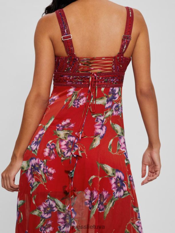 moterys GUESS 6NLN373 drabužiai terasos siena ekologinė serena suknelė