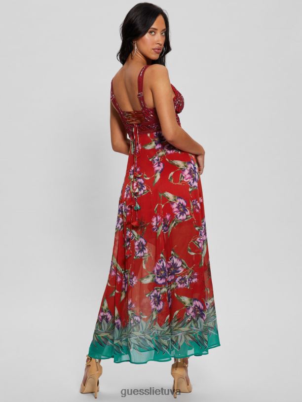 moterys GUESS 6NLN373 drabužiai terasos siena ekologinė serena suknelė