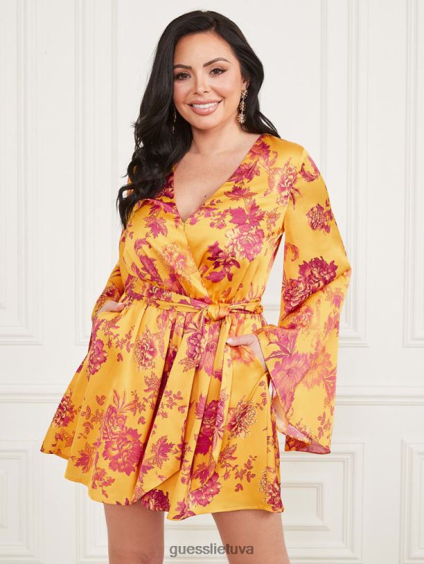 moterys GUESS 6NLN491 drabužiai edeno atspaudas emaya romper