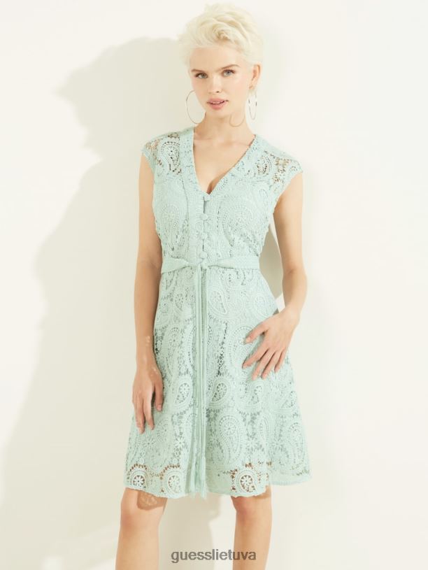 moterys GUESS 6NLN630 drabužiai alavijo palmė mykonos suknele
