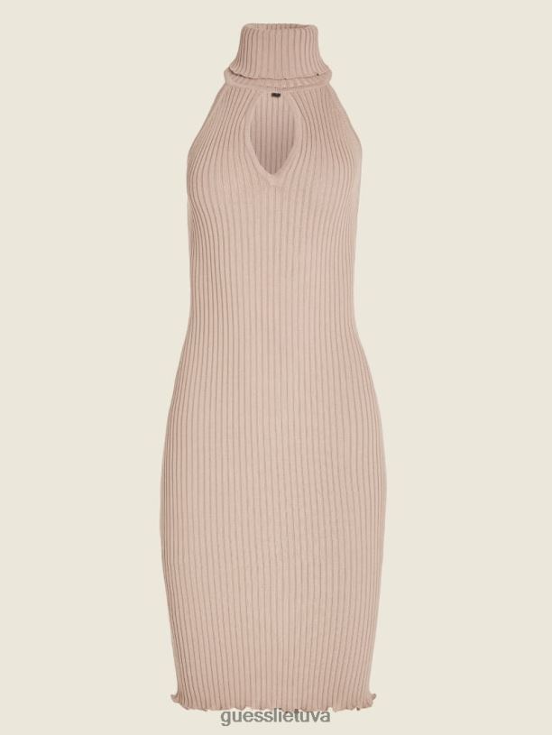 moterys GUESS 6NLN672 drabužiai vasaros molis asani megzta suknele