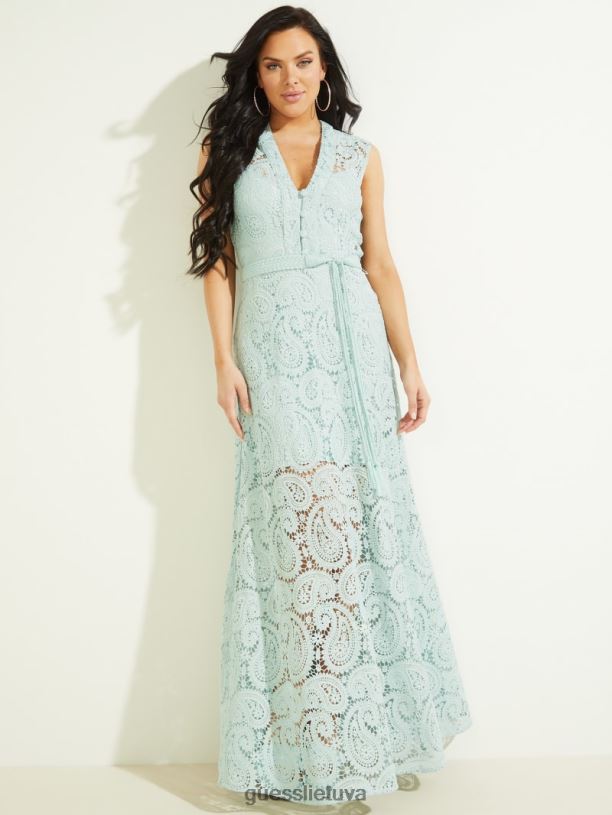 moterys GUESS 6NLN700 drabužiai alavijo palmė kreta suknele