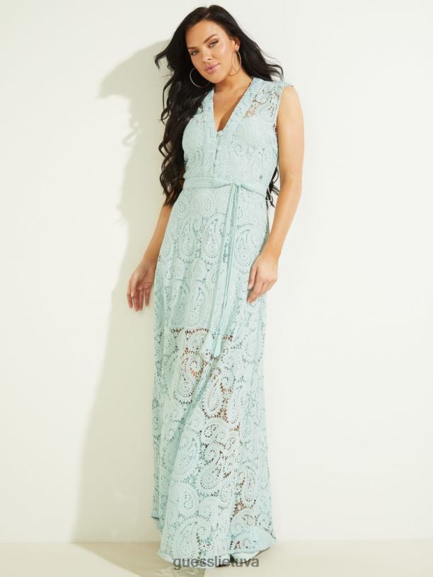moterys GUESS 6NLN700 drabužiai alavijo palmė kreta suknele