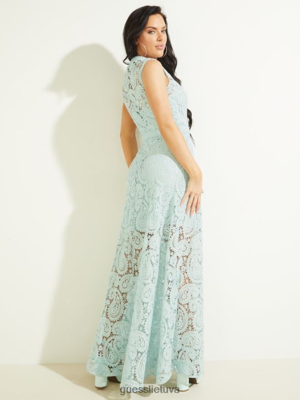 moterys GUESS 6NLN700 drabužiai alavijo palmė kreta suknele