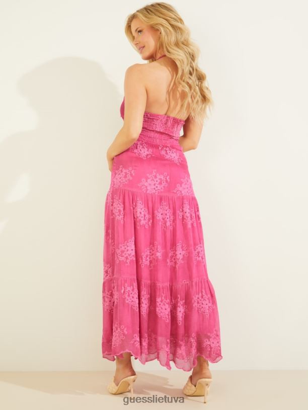 moterys GUESS 6NLN782 drabužiai purpurinis drakonas vanda suknele