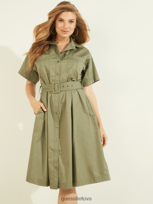 moterys GUESS 6NLN889 drabužiai salos plovimas seleno suknele