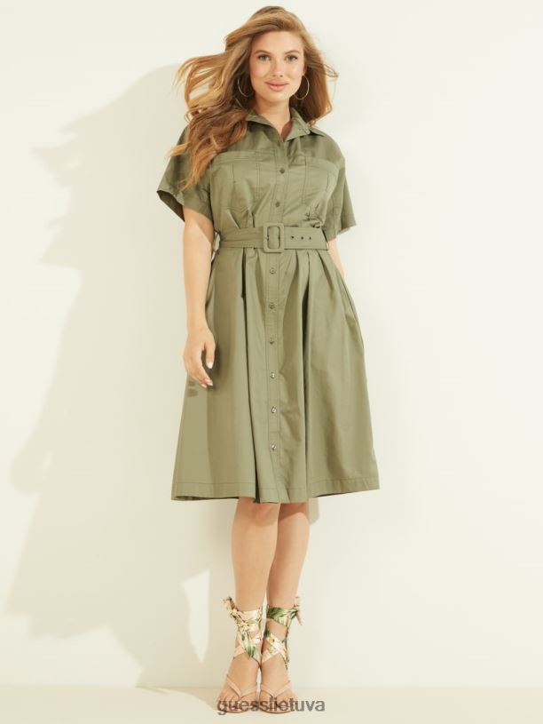 moterys GUESS 6NLN889 drabužiai salos plovimas seleno suknele